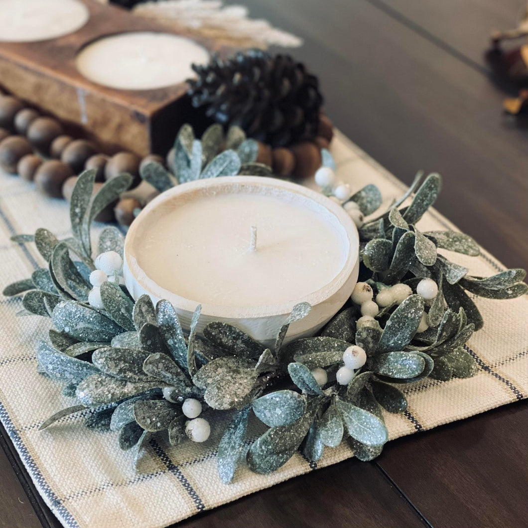 Wreath and Candle Gift Set