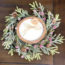 Load image into Gallery viewer, Wreath and Candle Gift Set
