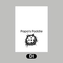 Load image into Gallery viewer, Pickleball Dads Paddle Cutting Board
