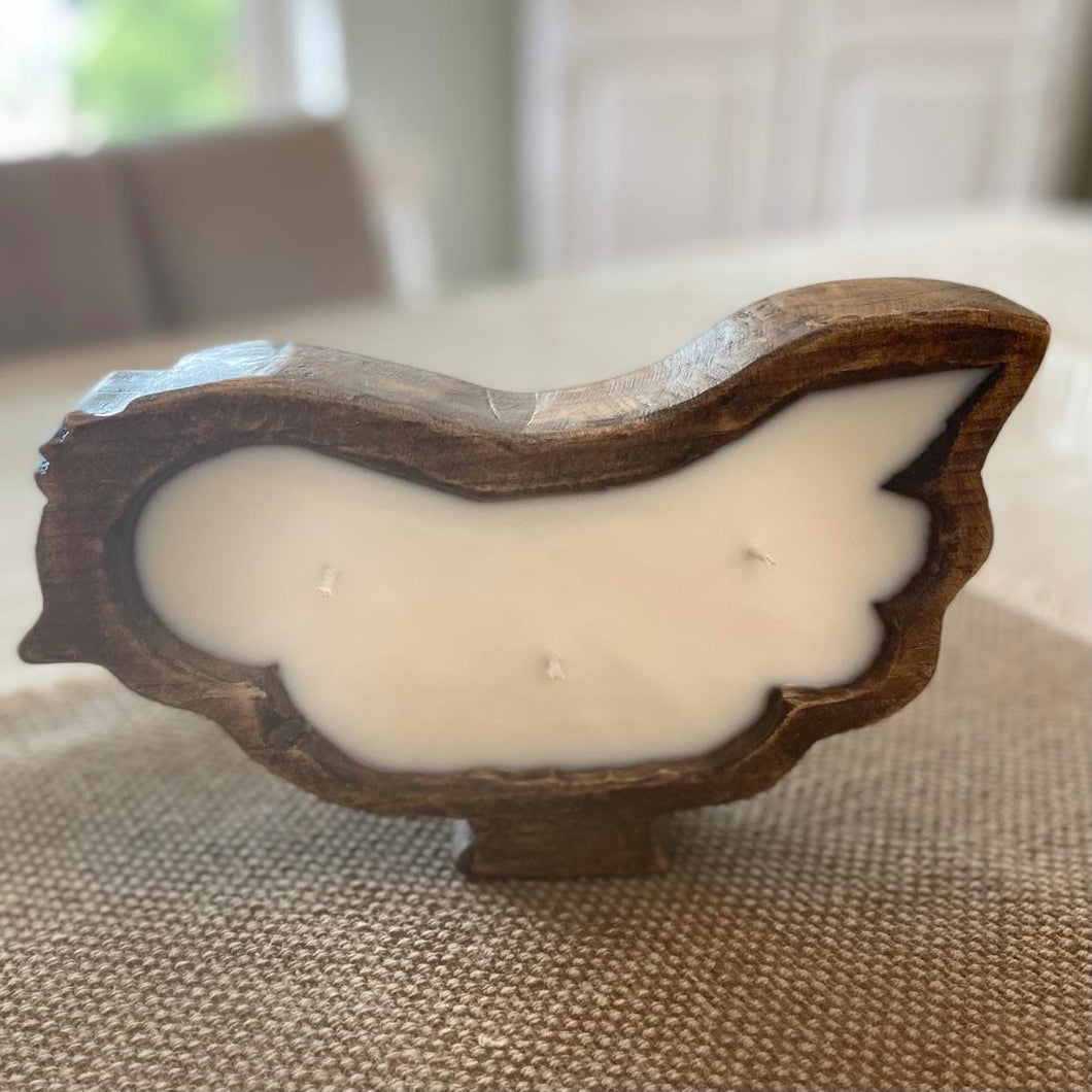 Chicken Dough Bowl Candle