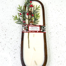 Load image into Gallery viewer, 6 Wick Table Candle - Free Glitter Pine Pick
