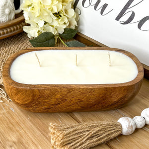 Sea Salt Orchid Boho Small Oval Candle