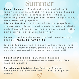 Boho Long Candle - SUMMER